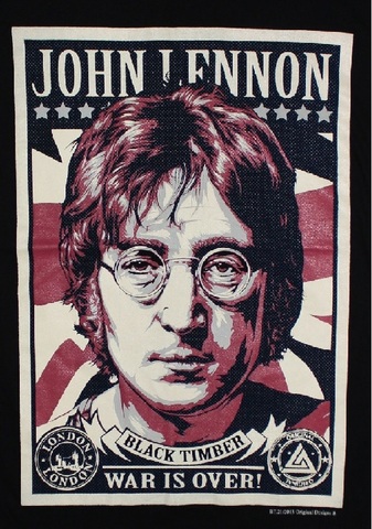 BTB The Beatles John Lennon War Is Over — Футболка Джон Леннон