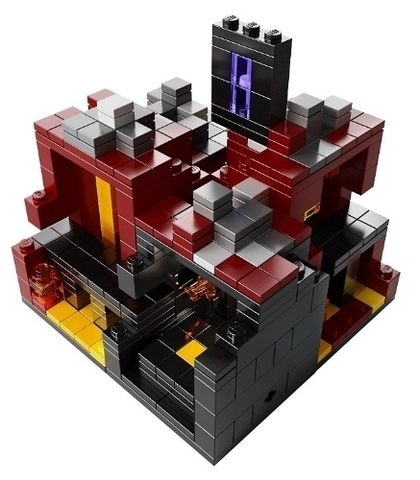 Конструктор Minecraft Micro World — Майнкрафт Нижний мир