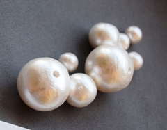 Хлопковый жемчуг 8 мм White