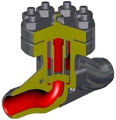 Клапан обратный Т-122бс, Т-123бс