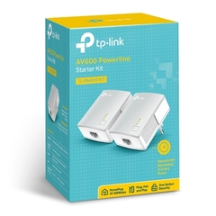 TP-Link TL-PA4010 KIT Комплект адаптеров Powerline AV600, TL-PA4010 (2 шт.), Powerline до 600 Мбит/с