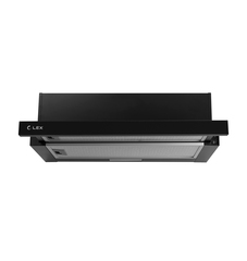 Вытяжка LEX HIDE G 600 Black, встраиваемая выдвижная, 2 скорости, 500 м3/ч, чёрная