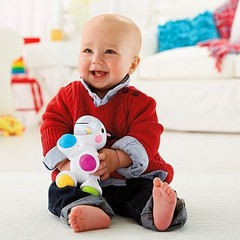 Fisher Price Веселые зверята (в ассортименте лев, зебра, слон) (CGG86)