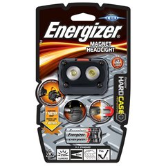 Фонарь светодиодный налобный Energizer Hard Case Magnet HL, 250 лм, 3-AAA