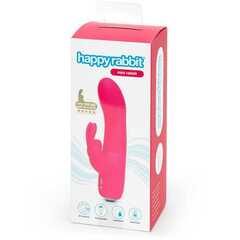 Розовый вибратор-кролик Rechargeable Mini Rabbit Vibrator - 15,2 см. - 