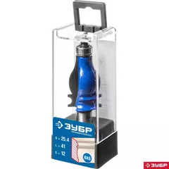 ЗУБР 25.4 x 41 мм, хвостовик 12 мм, фреза кромочная фигурная №5, Профессионал (28716-25.4)