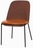 Стул Embrace терракотовая ткань и коричневая экокожа