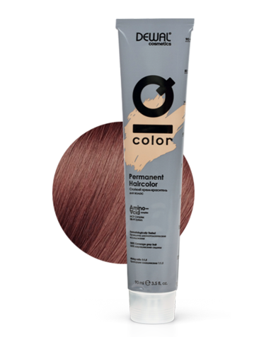 Краситель перманентный 6.15 Dark ash rose blonde IQ COLOR DEWAL Cosmetics, 90 мл