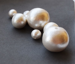 Хлопковый жемчуг 8 мм White