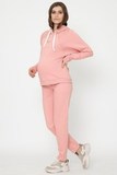 Утепленный спортивный костюм для беременных и кормящих 12013 розовый