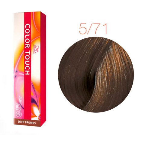 Wella Professional Color Touch Deep Browns 5/71 (Грильяж) - Тонирующая краска для волос