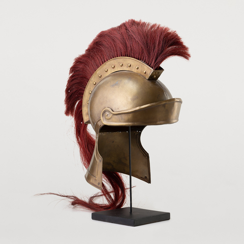 ДЕКОР РИМСКИЙ ШЛЕМ КРАСНЫЙ