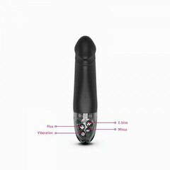 Вибратор Mystim Real Deal Neal с электростимуляцией, черный