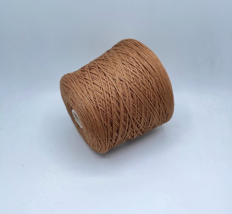 Industria Italiana (пр.Италия),art-Darling 220м/100гр, 64% Органический хлопок, 20% Полиамид, 16% Металлизированное волокно(люрекс), цвет-Каштан. арт-29179