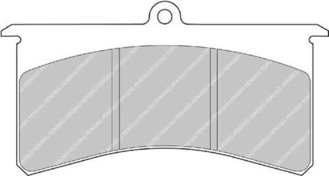 FRP501R Тормозные колодки дисковые спортивые DS3000