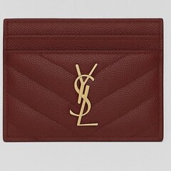 Держатель для карт Saint Laurent CASSANDRE MATELASSÉ GRAIN DE POUDRE