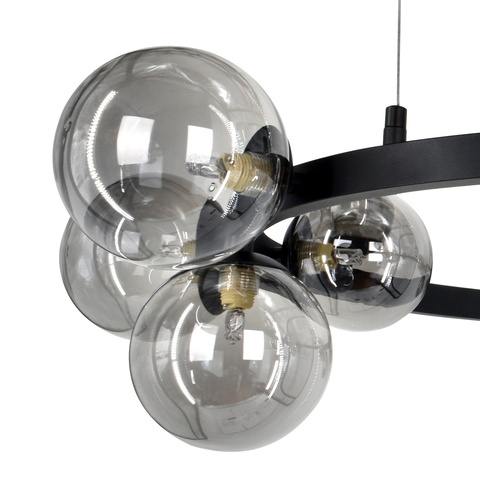 Подвесной светильник Mirastyle XL-21003/15 BK+LSG