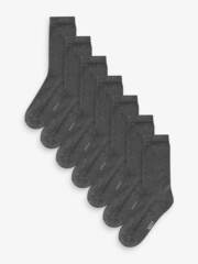 Носки хлопковые для мальчика Next C72-196, 7 шт., Серый