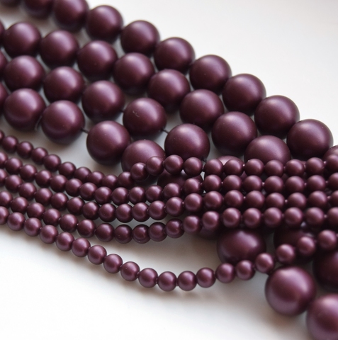 Жемчуг 5 мм Сваровски Elderberry Pearl