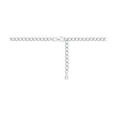 94070639- Цепь -колье из серебра 925 пробы с карабином для съемных подвесок