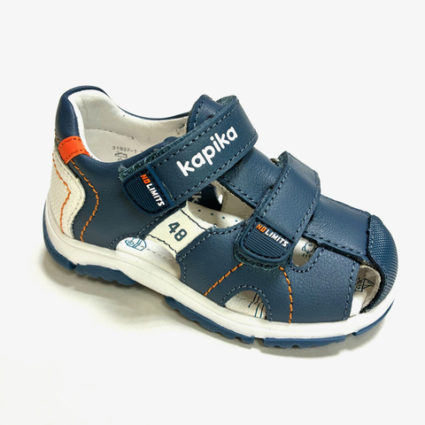 Капика сандалии летние (джинс) 21-25  31937-1