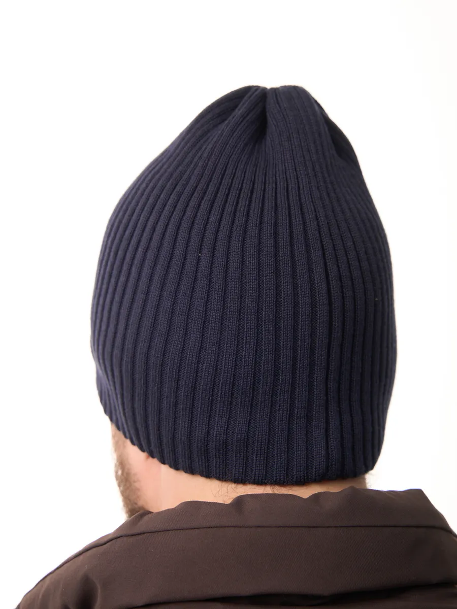 Шапка осенняя бини вязаная зима