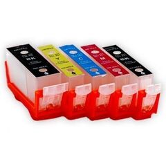 ДЗК Canon iP4840, MG5140, MG5240, MG5340, MX884, iX6540, iP4940. Комплект 5 шт с авточипами