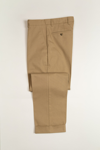 Брюки чинос песочные