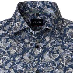 Сорочка мужская Venti Body Fit 226110160-100 с растительным принтом