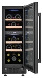 Винный шкаф Zugel ZCWI170DB черный