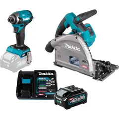 Набор винтовёрт и погружная пила Makita TD003GZ(A)-SP001GZ02(A)-191J67-0