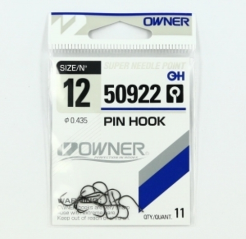 50922 № 12 Крючки OWNER Pin Hook-Bc/ продажа от 5 уп.