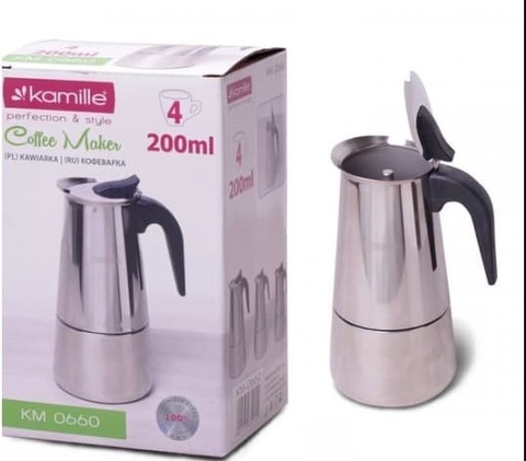 Гейзерная кофеварка Kamille KM-0660 0.2 л