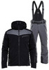 Элитный горнолыжный костюм 8848 Altitude Dimon Jacket Venture Black-Grey Melange мужской