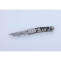 Нож Ganzo G7362 черный, зеленый, камуфляж
