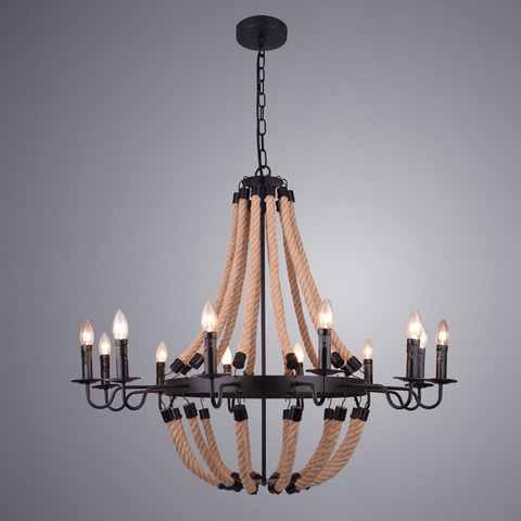 Люстра Arte Lamp Marsiglia A8956LM-12BK