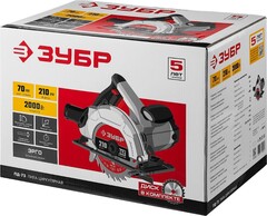 ЗУБР d 210 мм, 2000 Вт, циркулярная пила (дисковая) (ПД-75)