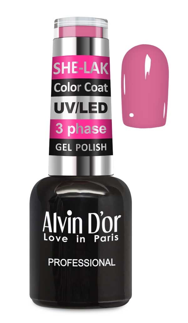 Alvin D`or  ADN-35М Лак SHE-LAK Color Coat  тон  3519   8мл