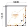 Cezares MOLVENO-A-2-100-C-GM-IV MOLVENO-A-2-100-C-GM-IV Душевой уголок