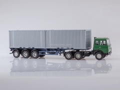 MAZ-6422 with semitrailer-container-carrier MAZ-938920 green-gray 1:43 AutoHistory