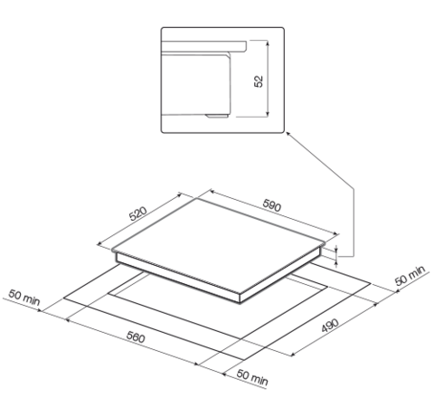 Индукционная варочная поверхность Graude IK 60.0 KEL