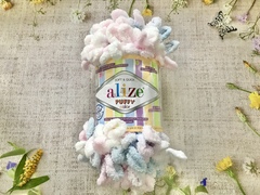 Пряжа ALIZE "Puffy color".