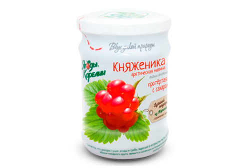 Княженика протертая с сахаром, 280г