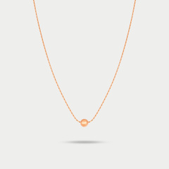 Колье для женщин из розового золота 585 пробы без вставки (арт. 6035406-40)