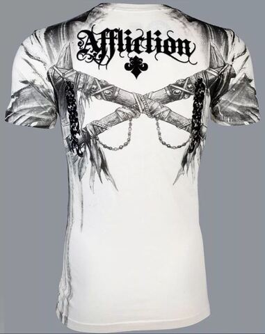 Affliction | Футболка мужская INDIAN CHIEF A19704 спина