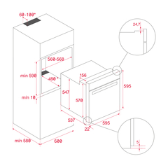 Встраиваемый духовой шкаф Teka HLB 8400 WHITE