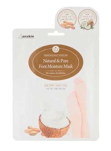 Anskin Natural & Pure Foot Moisture Mask Маска для ног 16 мл