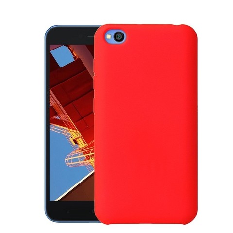 Силиконовый чехол Silicone Cover для Xiaomi Redmi Go (Красный)