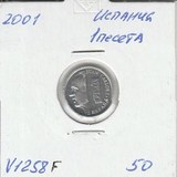 V1258F 2001 Испания 1 песета