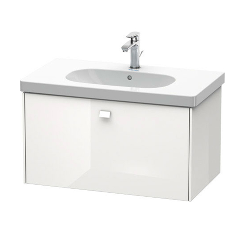 Duravit Brioso Тумба подвесная под раковину 820х469х452 мм, с 1 выдвижным ящиком, цвет белый глянц 22 (для 034285) BR404602222